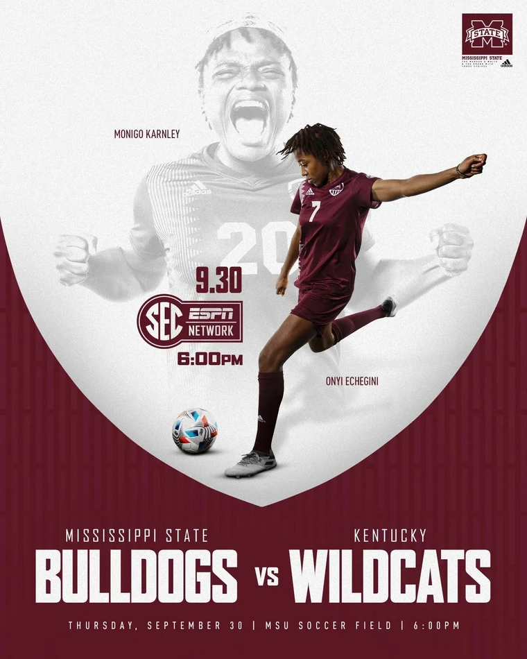 Bulldogs vs Wildcats match day graphic