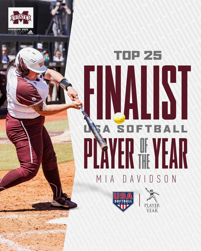 Top 25 finalist USA Softball Player of the Year graphic