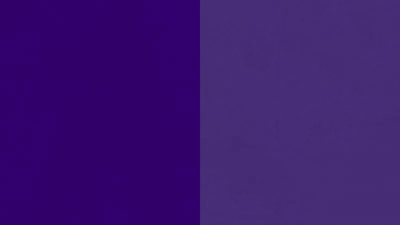 Purple before and after the texture overlay