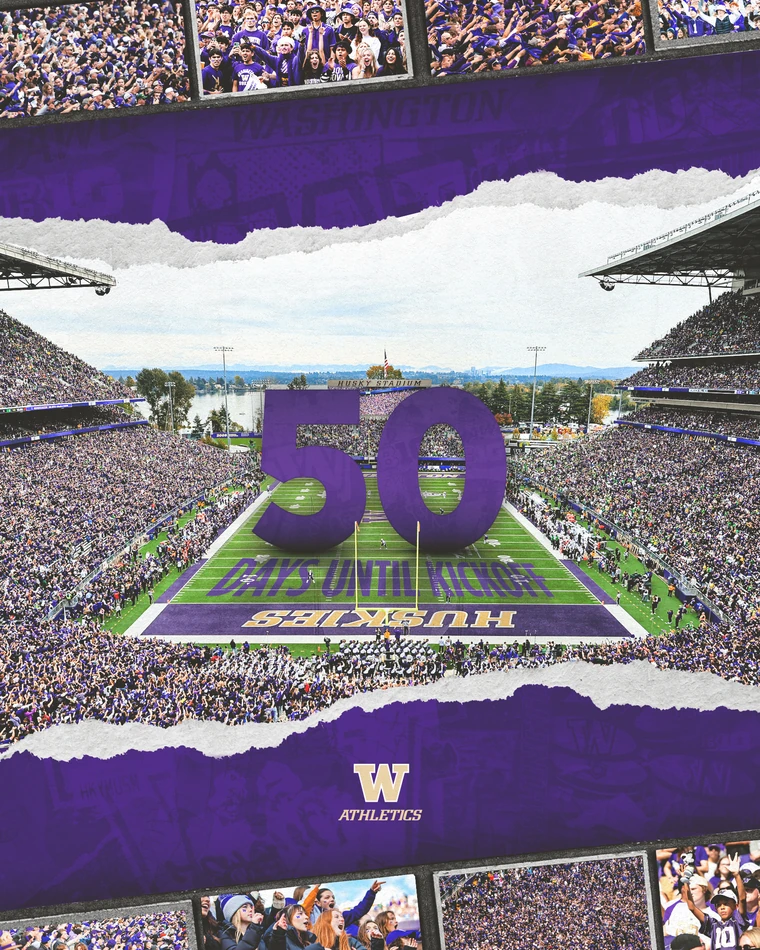 50 days until kickoff countdown graphic