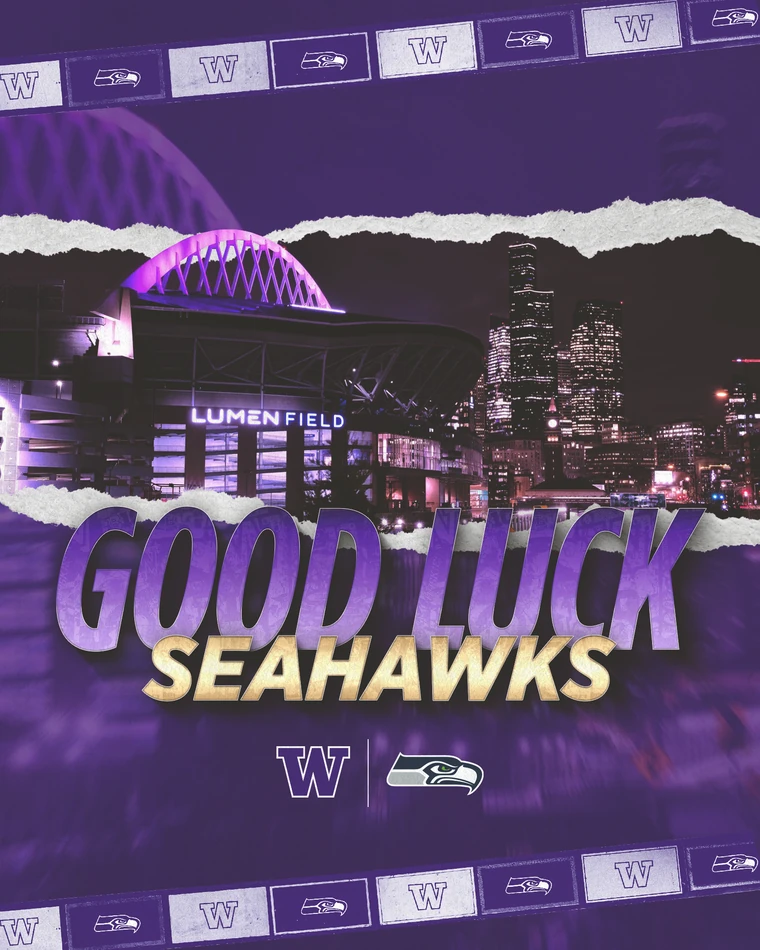 Good Luck Seahawks graphic