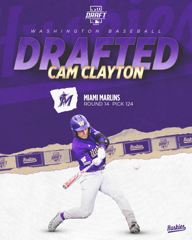 Drafted: Cam Clayton graphic