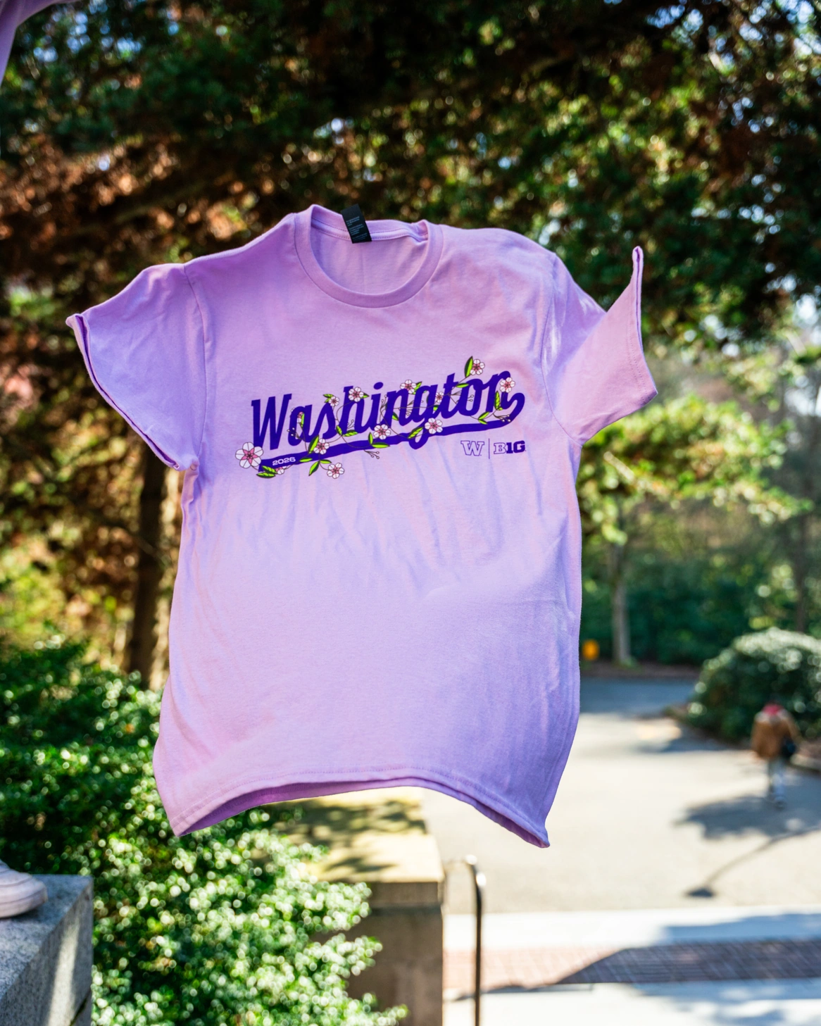 Lavender Washington floral t-shirt